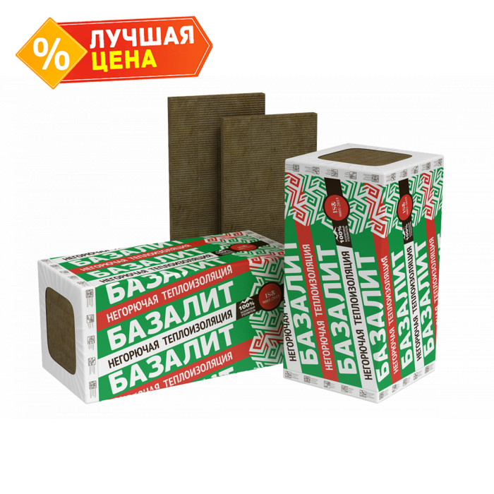 Утеплитель Технониколь Базалит Вент Н 120х500х1000